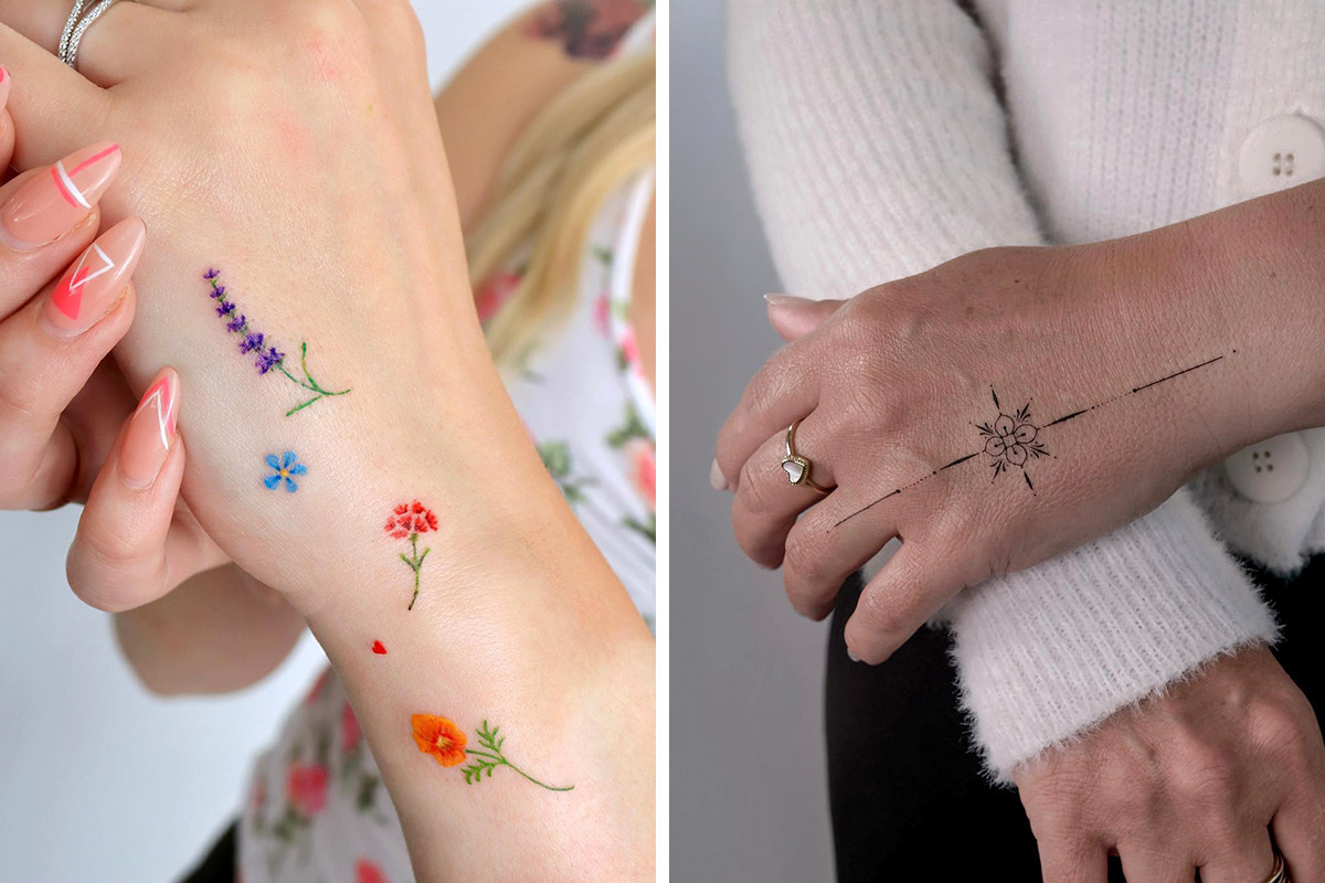 Henna Back Hand Tattoo Designs Stock Photo 1507223732  Shutterstock