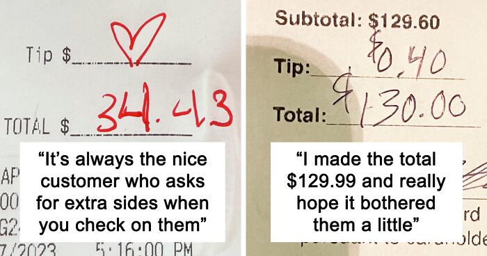 32 Infuriating Pics Of Entitled Customers Robbing Waitstaff Of Their Tips