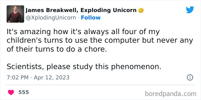 Hilarious-Relatable-Dad-Tweets-Xploding-Unicorn-James-Breakwell