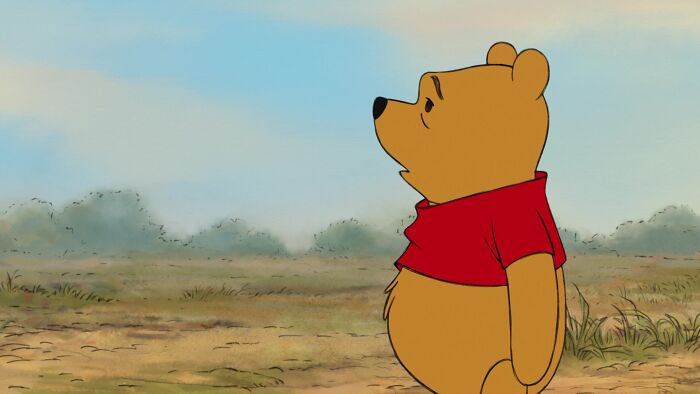 Winnie the Pooh looking disappointed