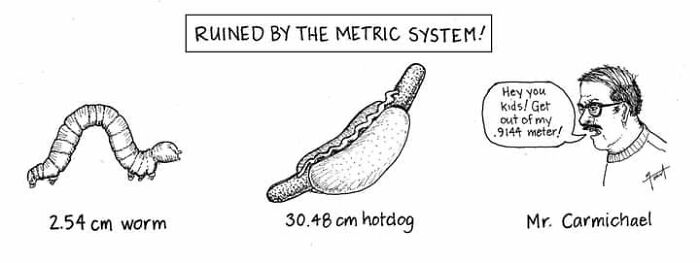 I Can Remember Being In Elementary School And The Fervor Over Having To Learn Metric Lol