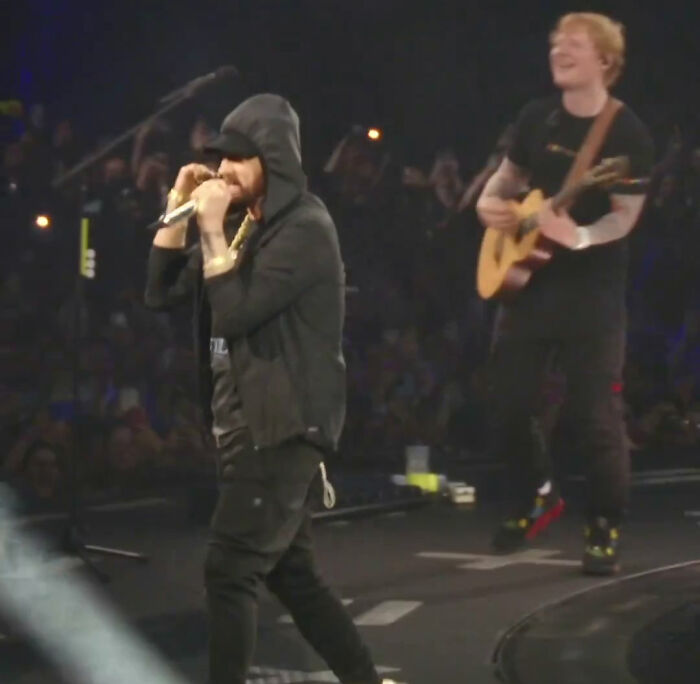 Unexpected Duo Leaves Fans Stunned As Eminem Steps On Stage At Ed Sheeran Concert