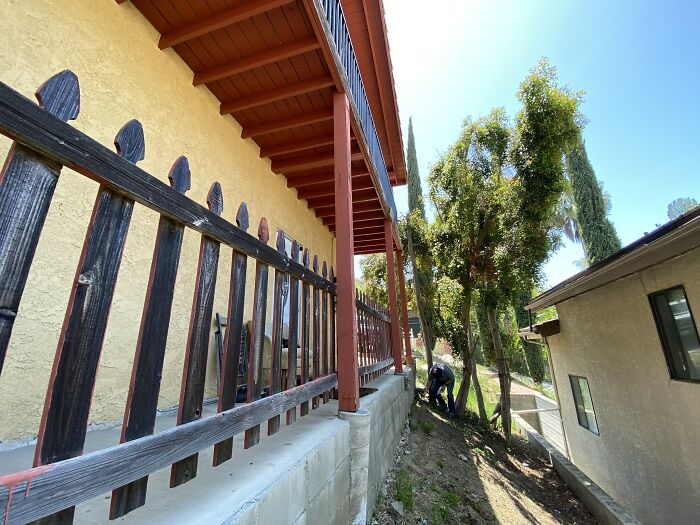 The Supports For This Balcony Were Built Illegally Without The Necessary Permits, Which Raises Concerns About Their Structural Integrity. It's Important To Note That These Supports Lack The Proper Foundation System, Leaving Them Vulnerable To Lateral Forces And Creep Loads. Creep Loads Refer To The Gradual And Long-Term Deformation Or Movement Experienced By A Structure Under Constant Stress