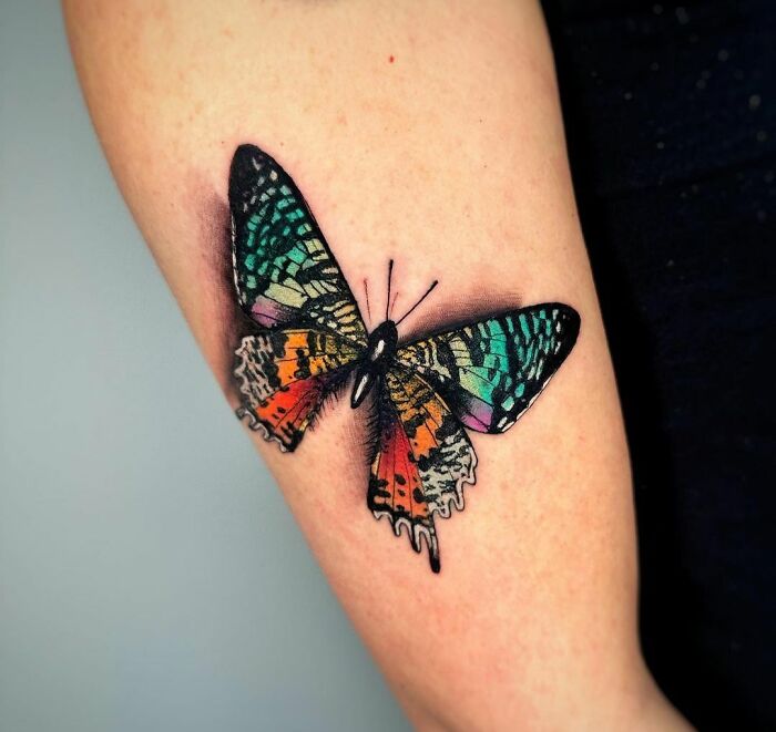 84 Butterfly Tattoos That Are As Colorful And Fun As The Real
