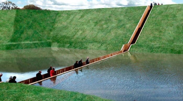 The Mozes Bridge (Loopgraafbrug) - Fort De Roovere, Halsteren, Netherlands