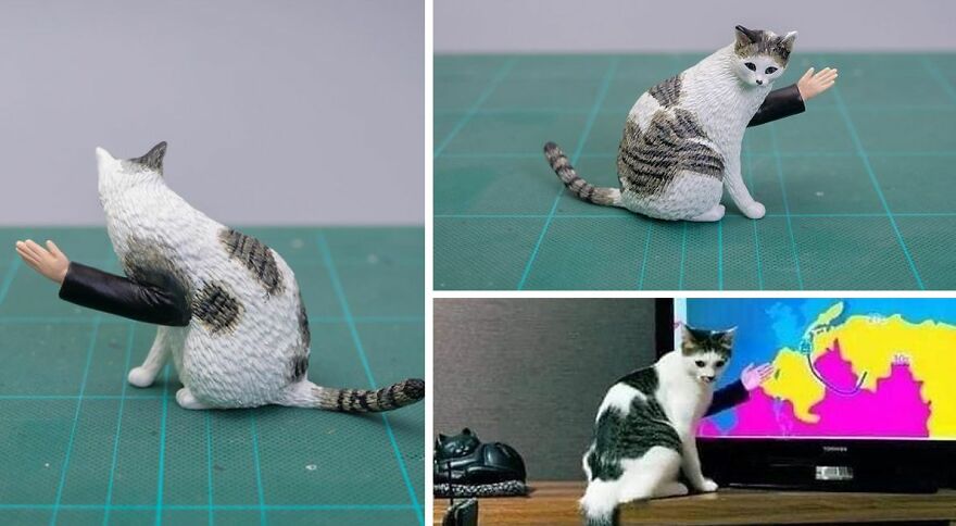 Artist Creatively Turns Animal Memes Into Figurines, And They All Look Hilarious