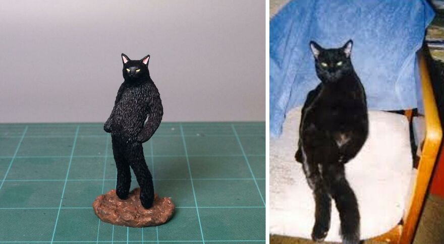 Artist Creatively Turns Animal Memes Into Figurines, And They All Look Hilarious