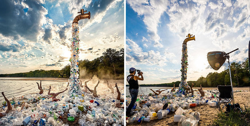 Photographer Shows Behind The Scenes Of His Works