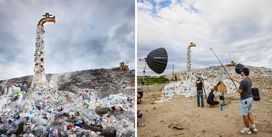 Photographer Shows Behind The Scenes Of His Works