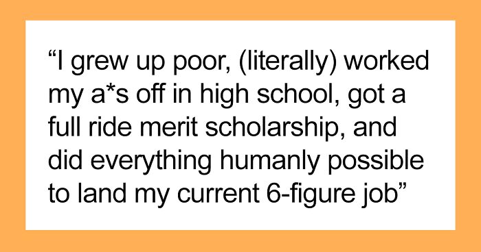 “Am I A [Jerk] For Telling Someone That His ‘Achievement’ Just Meant That He Had Rich Parents?”