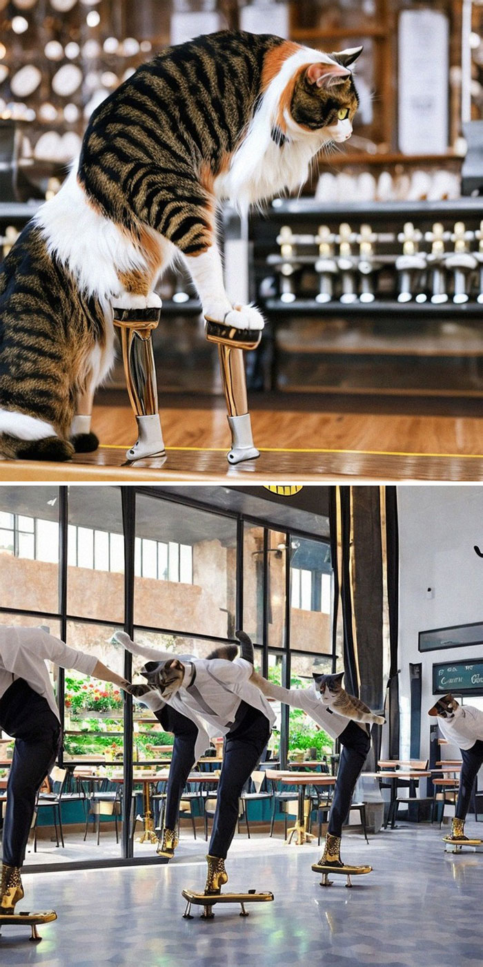 According To AI, "Cats Tap Dancing In A Cafe" Is The Stuff Of Nightmares