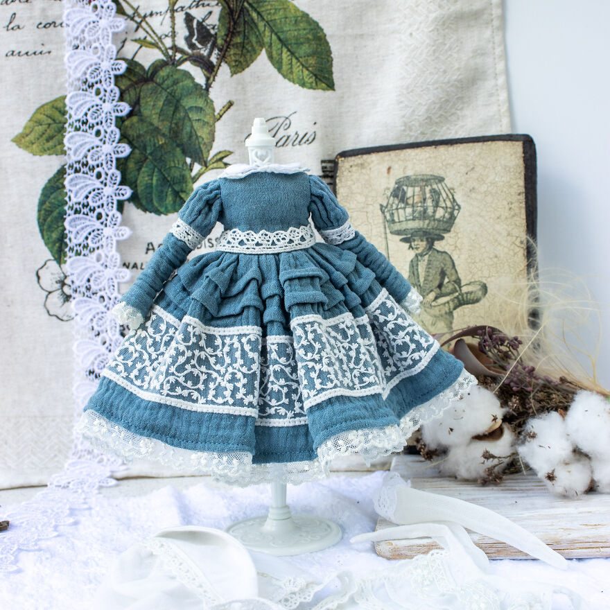 Here Are Some Of My Hand Made Dresses For Dolls (5 Pics)