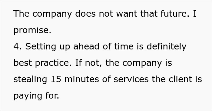 Employees In Clinic Are Expected To Start Work Off The Clock, A New Supervisor Intervenes