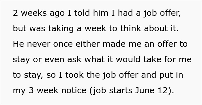 Boss Thinks He Has A Big-Brain Solution By Making Quitting Worker Come In More, But She Just Reads