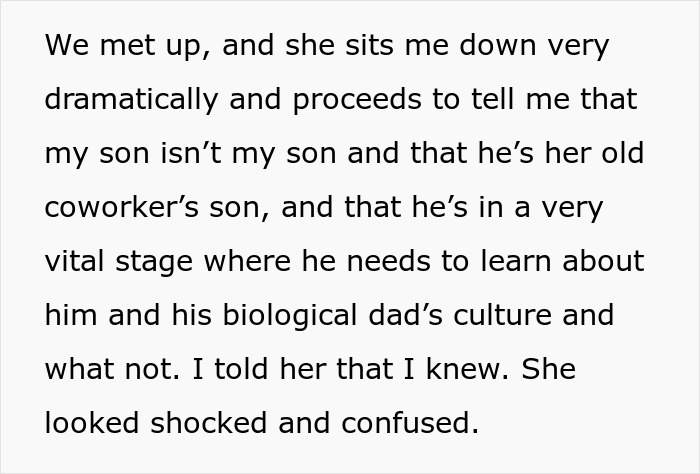 Guy Raises His Son Even Though He Knows He's Not His, Ex Is Livid He Found Out Somehow