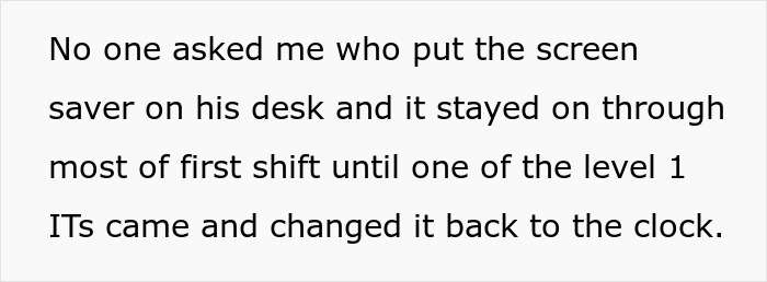 "No One Asked Me Who Put The Screen Saver On His Desk": Smug Supervisor Almost Gets Fired After An Employee Takes Petty Revenge