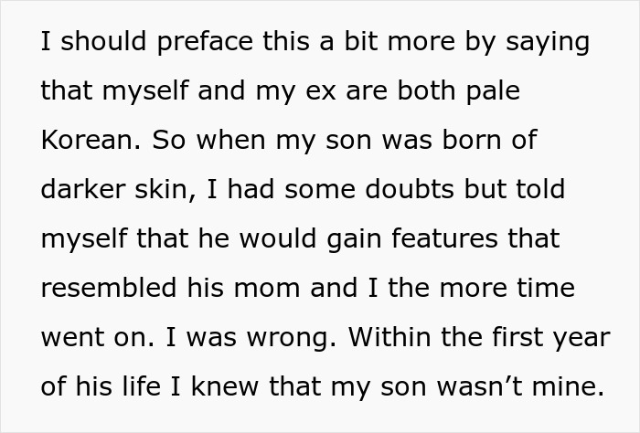 Guy Raises His Son Even Though He Knows He's Not His, Ex Is Livid He Found Out Somehow