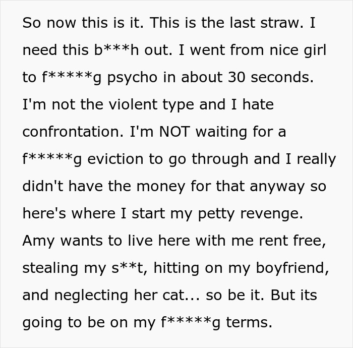 "This Is The Last Straw": Woman Gets Revenge On Unhinged Roommate