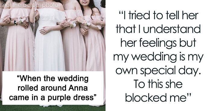 “She Was Escorted Out The Door Screaming”: Guest Hell-Bent On Wearing Purple Clashes With Bride