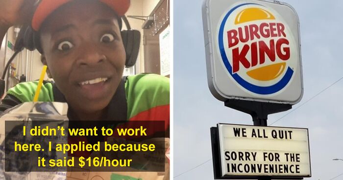 “That’s How They Trick Ya”: Burger King Worker Finds Out She’s Not Getting Paid What Was Promised