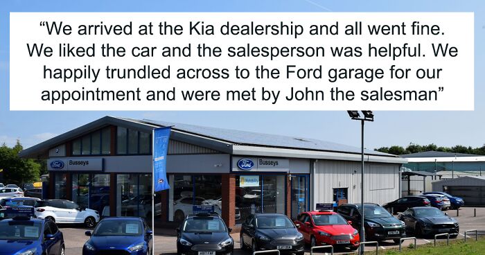 Salesperson Assumed A Customer Couldn’t Afford A Car Which Came Back At Him In The Form Of A Pic