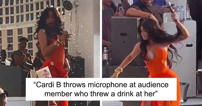 ‘These Fans Are Out Of Control’: Concertgoer Tosses A Drink At Cardi B And She Hurls Mic At Them