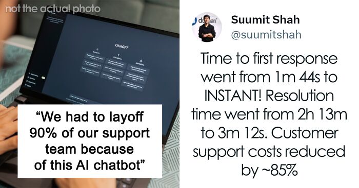 CEO Brags About Results After Replacing 90% Of Staff With AI, Twitter Doesn’t Go Easy On Him