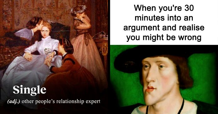 136 Funny And Relatable Memes Of Classical Art That Perfectly Fit With Today's Problems