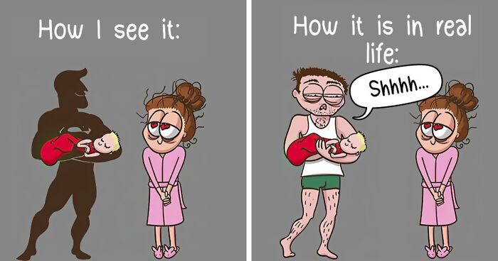 Motherhood Unfiltered: 28 Honest Comics By Yulia Enslinger