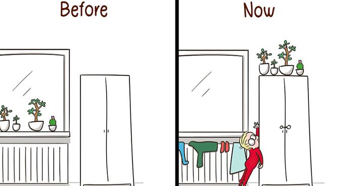 28 Relatable Comics By Yulia Enslinger Illustrating The Reality Of Being A Mom