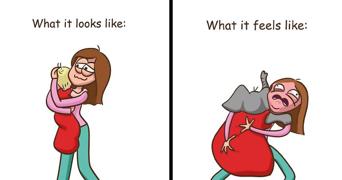 28 Relatable Comics By Yulia Enslinger Illustrating The Everyday Life Of Being A Mom