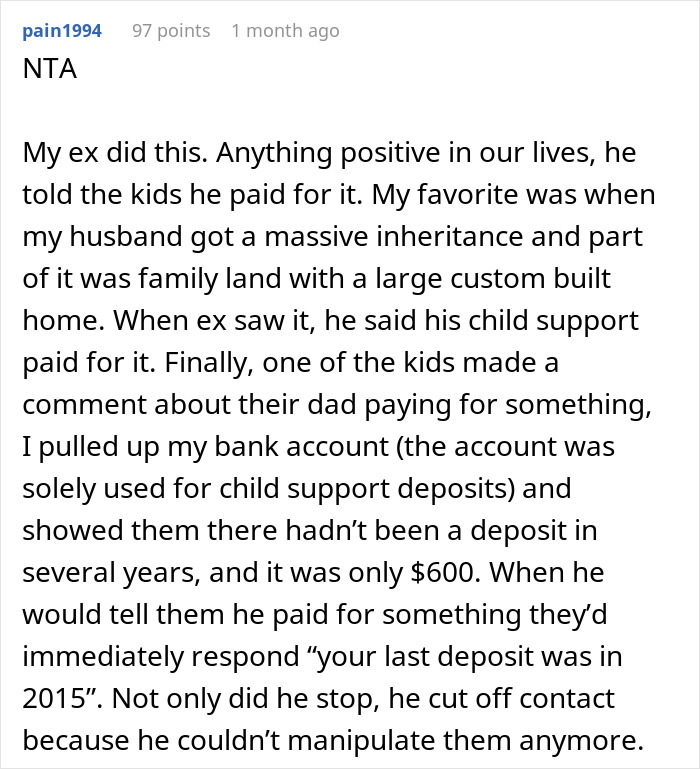 Mom Is Tired Of Ex Pretending To Be 'Fun Parent' While She Takes Care Of  Everything, Exposes Him