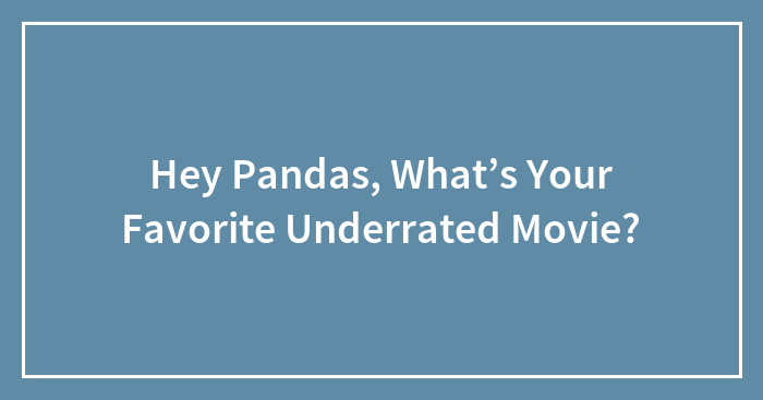 Hey Pandas, What’s Your Favorite Underrated Movie? (Closed)