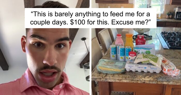 Man Puts Inflation Into Perspective By Showing What $100 Got Him From A Grocery Store