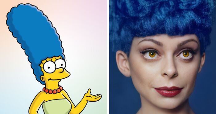 Using AI And Photoshop, I Brought The Simpsons Characters To Life (15 Pics)