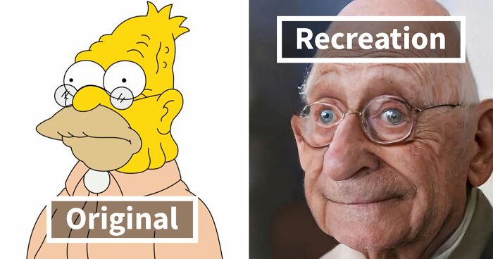 I Used AI And Photoshop To Recreate The Simpsons Characters As If They Existed In Real Life (15 Pics)