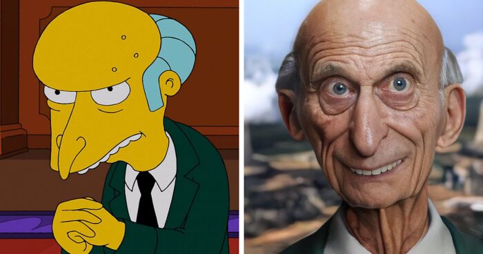 I Used AI And Photoshop To Recreate The Simpsons Characters As If They Existed In Real Life (15 Pics)