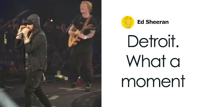 Fans ‘Lose Themselves’ When Eminem Joins Ed Sheeran On His Tour For A Surprise Performance