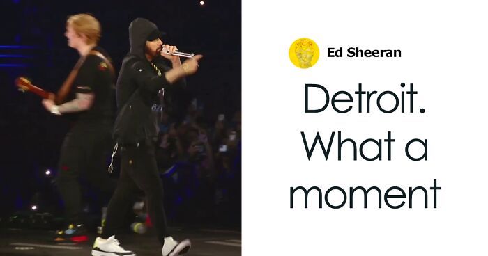 “Detroit. What a moment”: Ed Sheeran Surprises Fans With Unexpected Eminem Appearance On Stage