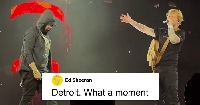 Unexpected Duo Leaves Fans Stunned As Eminem Steps On Stage At Ed Sheeran Concert