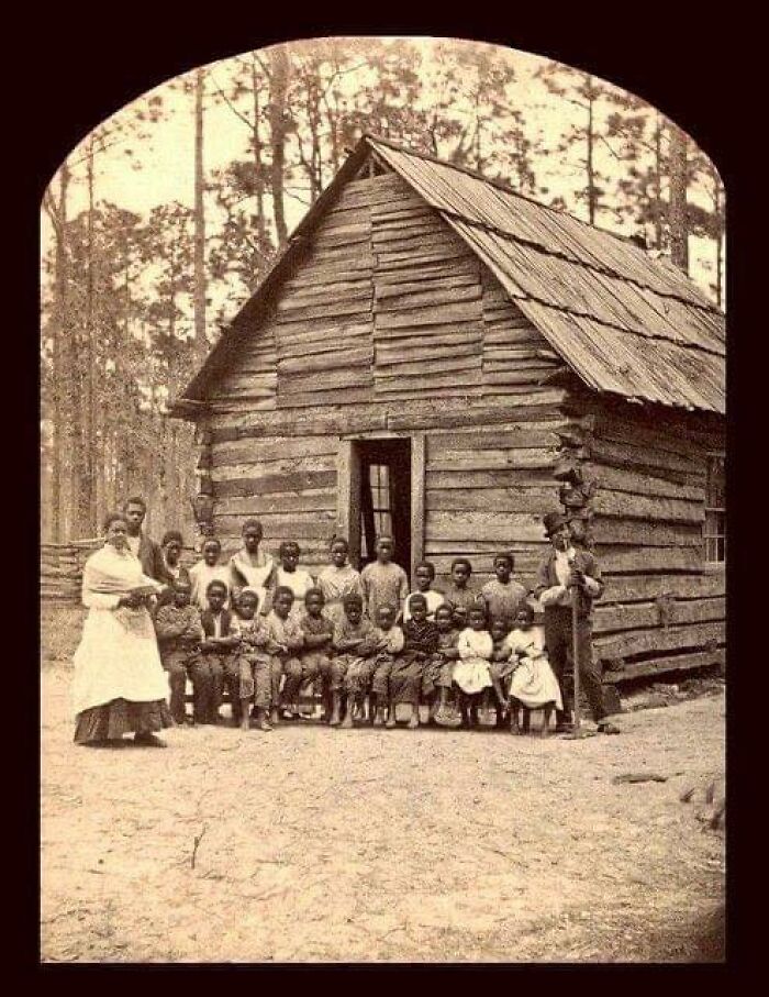 Rural One-Room School House In Florida, 1870s
