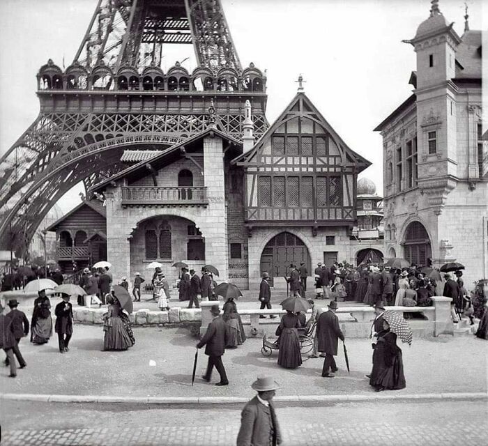 The Opening Of The Eiffel Tower During The 1889 World’s Fair