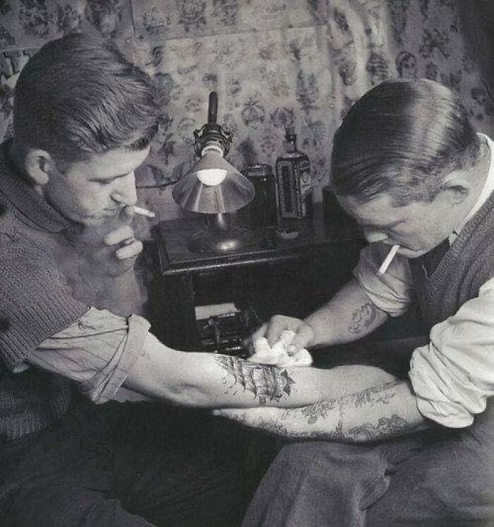 A Tattoo Artist, 1920s