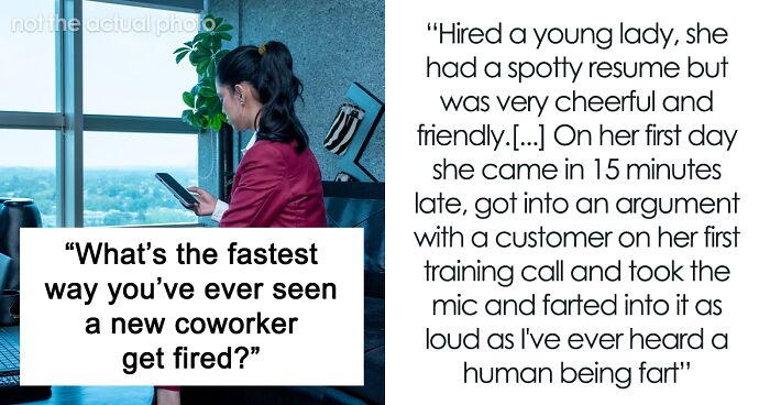 30 Of The Fastest Lay-Offs Due To The Insane Things That People Actually Did In A New Workplace