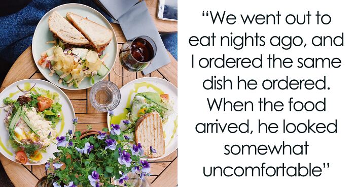 Couple Quarrels After Blind BF Touches GF's Food To Make Sure She Ordered The Same Dish He Did