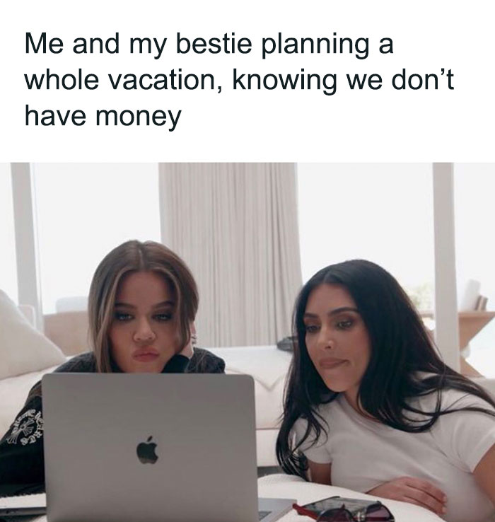 khloe and kim working on one computer kardashian