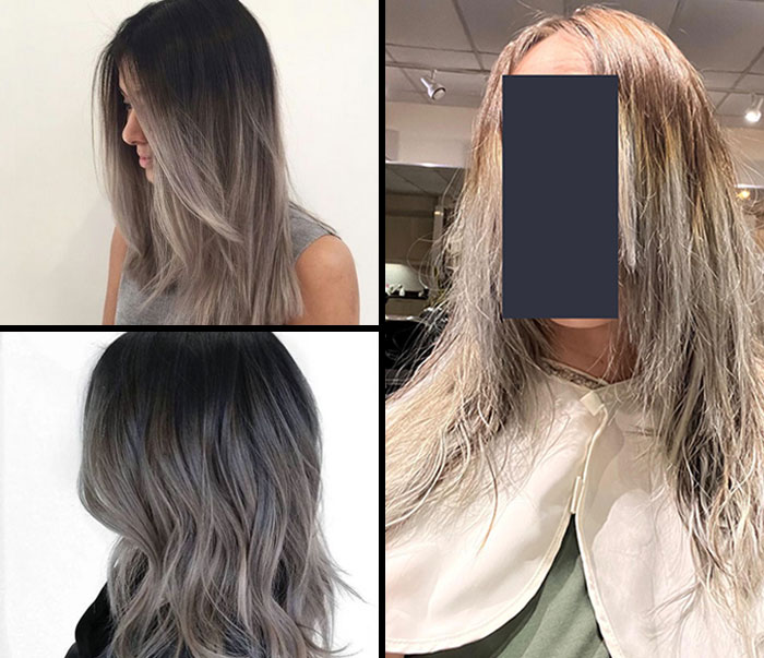 Paid $700 For The Stylist To Do This To Me, She Insisted They’re Identical. What I Asked For vs. What I Got