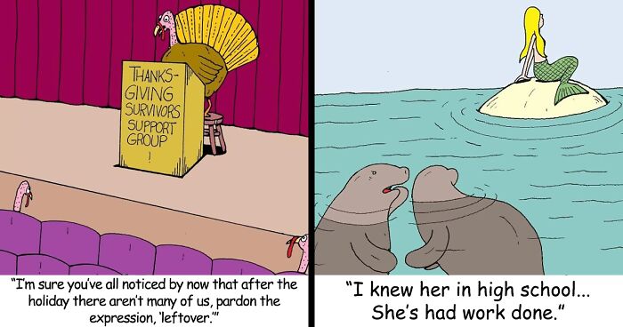 53 Humorous Comics By Leigh Rubin Depicting Absurdly Funny Scenarios (New Pics)