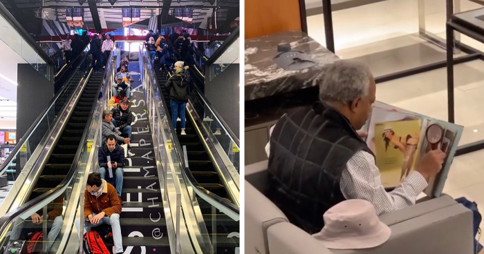 72 Hilariously Relatable Pics Of Men Being Miserable While Shopping (New Pics)