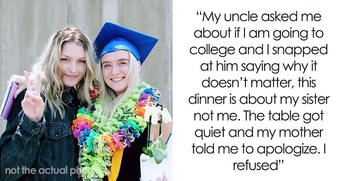 Student Lashes Out At Relatives For Constantly Discussing Her Sibling At Her Graduation Dinner